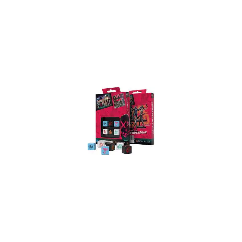 DICE SET SUICIDE SQUAD DES & BOURSES set de des suicide squad DICE SET SUICIDE SQUAD DES & BOURSES set de des suicide squad