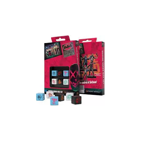 DICE SET SUICIDE SQUAD DES & BOURSES set de des suicide squad