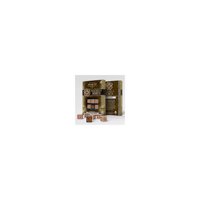 DICE SET WARMACHINE PROTECTORATE OF MENOTH DICE SET WARMACHINE PROTECTORATE OF MENOTH