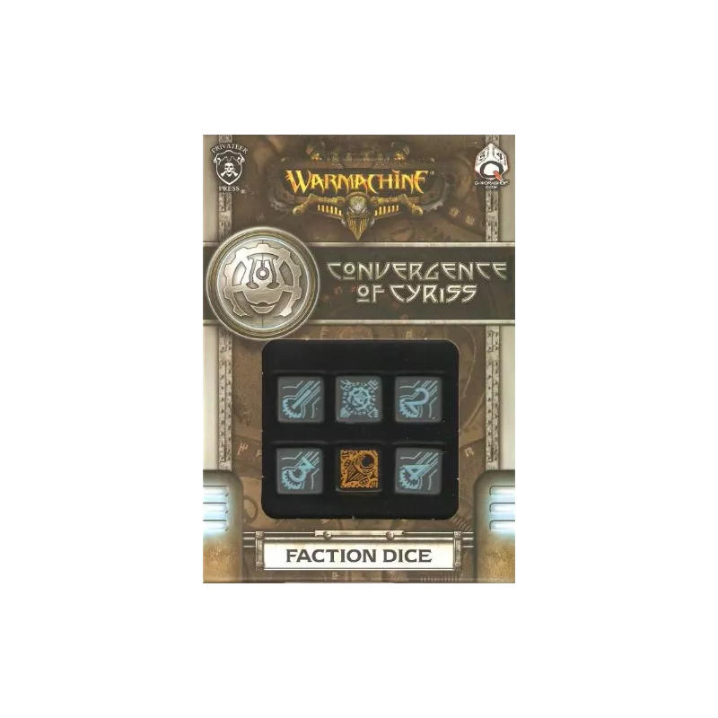 DICE SET WARMACHINE CONVERGENCE OF CYRISSDES & BOURSES SET DE DES W...