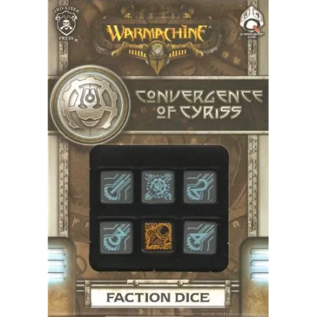 DICE SET WARMACHINE CONVERGENCE OF CYRISSDES & BOURSES SET DE DES W...