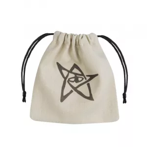 DICE BAG CTHULHU BEIGE AND BLACK