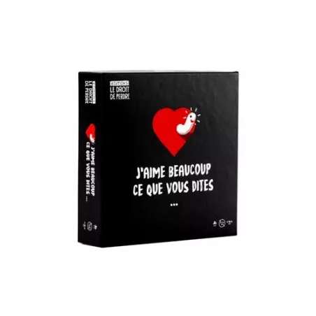 J'AIME BEAUCOUP CE QUE VOUS DITESJEUX D'AMBIANCE Posez des question...