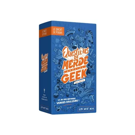 JEUX DE SOCIETE QUESTIONS DE MERDE SPECIAL GEEK