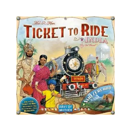 LES AVENTURIERS DU RAIL : INDE/SUISSE (Extension)JEUX DE SOCIETE Ce...