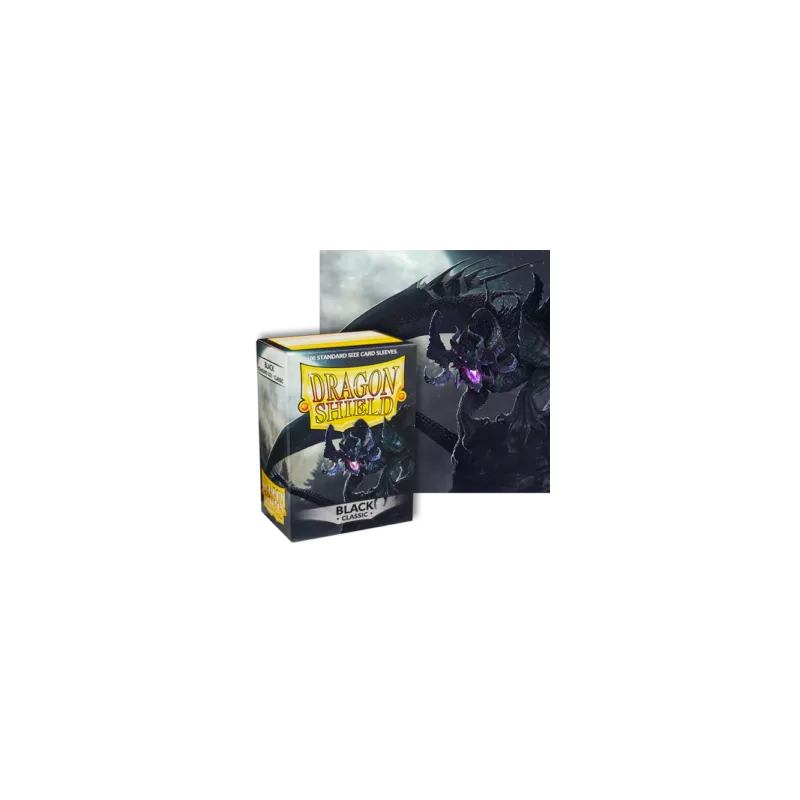 DRAGON SHIELD BLACK CLASSICPROTEGES CARTES DRAGON SHIELD BLACK CLASSICPROTEGES CARTES