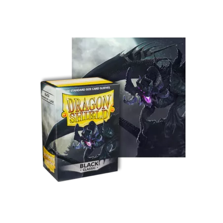 DRAGON SHIELD BLACK CLASSICPROTEGES CARTES