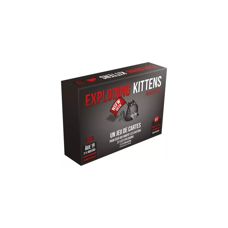 JEUX DE SOCIETE EXPLODING KITTENS - NSFW JEUX DE SOCIETE EXPLODING KITTENS - NSFW