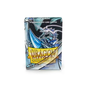 DRAGON SHIELD JAPANESE CLEAR MATTE (60)PROTEGES CARTES