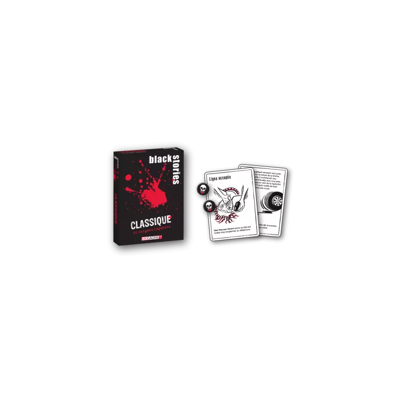 BLACK STORIESJEUX D'AMBIANCE 50 Black Stories, 31 crimes, 49 cadavr...