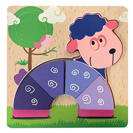ENCASTREMENT ANIMAL 5P PUZZLE