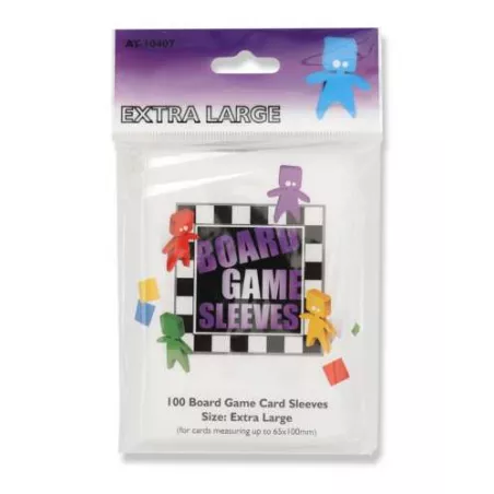 BOARD GAME SLEEVES - EXTRA LARGE (65x100mm)