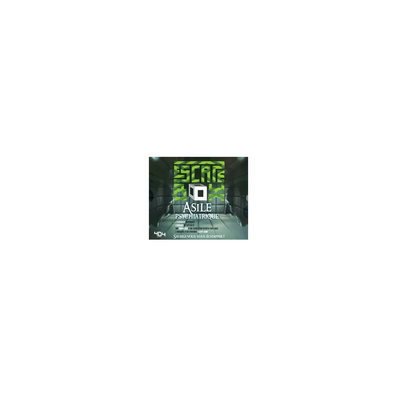 ESCAPE BOX ASILE PSYCHATRIQUEESCAPE GAME ESCAPE BOX ASILE PSYCHATRIQUEESCAPE GAME