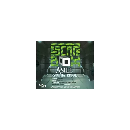 ESCAPE BOX ASILE PSYCHATRIQUEESCAPE GAME