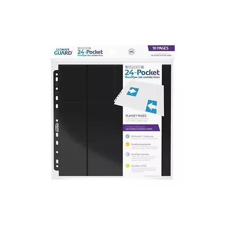ULTIMATE GUARD 24-POCKET NOIRPORTFOLIO ET CLASSEURS Classeurs & feu...