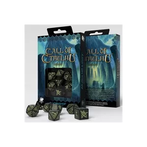 SET DE DES CALL OF CHTULHU BLACK & GLOW IN THE DARKDES & BOURSES SE...