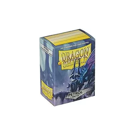DRAGON SHIELD SLEEVES - MATTE PETROL (100)PROTEGES CARTES