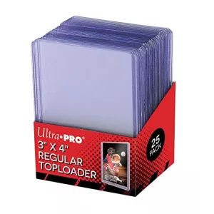 ULTRA PRO 3"X4" REGULAR TOPLOADER PROTEGES CARTES