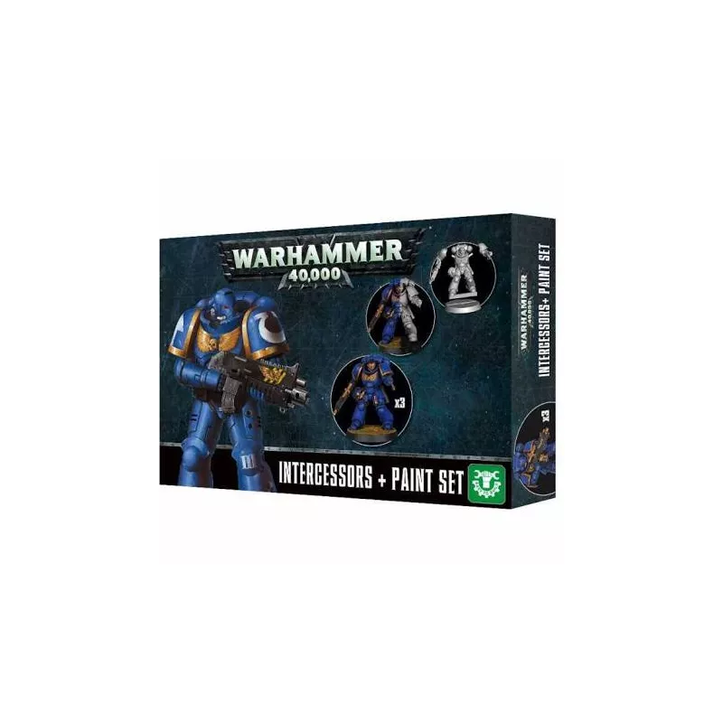 WARHAMMER 40000 : INTERCESSORS + PAINT SET WARHAMMER 40000 : INTERCESSORS + PAINT SET