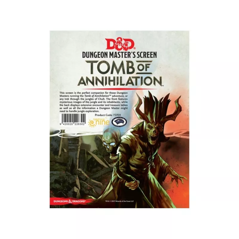 DUNGEONS & DRAGONS 5e: ECRAN TOMB OF ANNIHILATION VF DUNGEONS & DRAGONS 5e: ECRAN TOMB OF ANNIHILATION VF