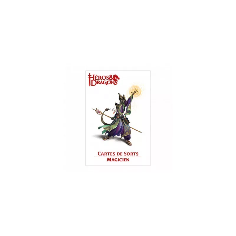 HÉROS & DRAGONS CARTES DE SORTS MAGICIEN HÉROS & DRAGONS CARTES DE SORTS MAGICIEN