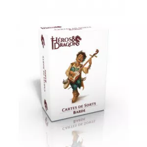 HÉROS & DRAGONS CARTES DE SORT BARDEHÉROS & DRAGONS