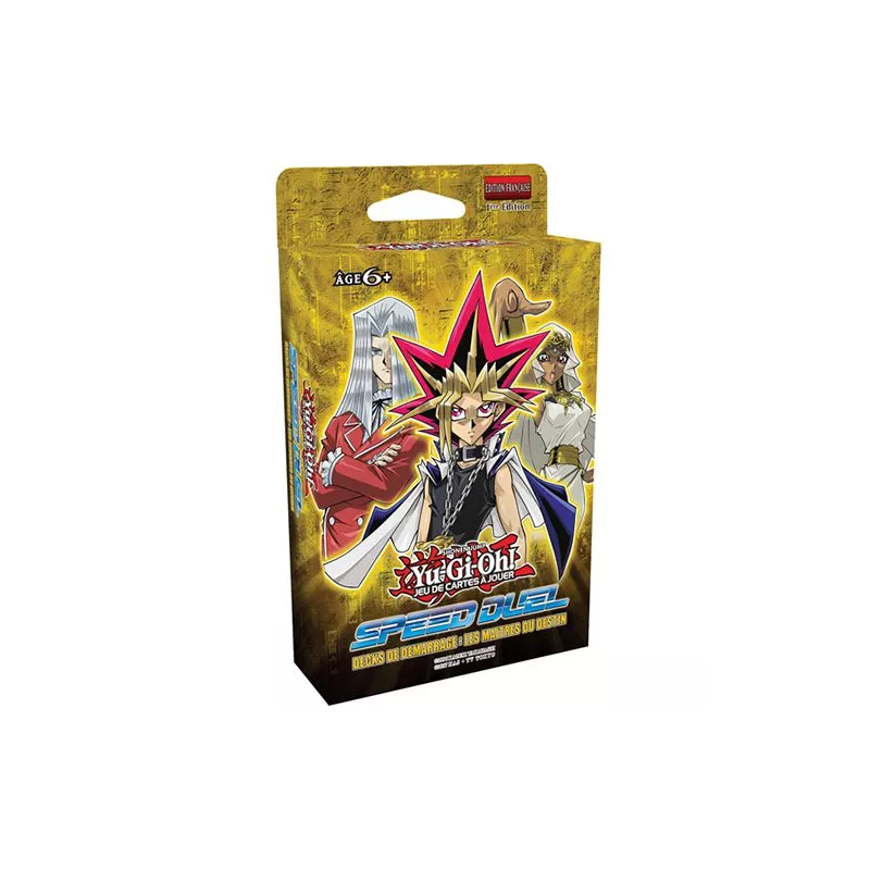 DECKS DE DÉMARRAGE SPEED DUEL : LES MAÎTRES DU DESTINDECKS PRECONST... DECKS DE DÉMARRAGE SPEED DUEL : LES MAÎTRES DU DESTINDECKS PRECONST...