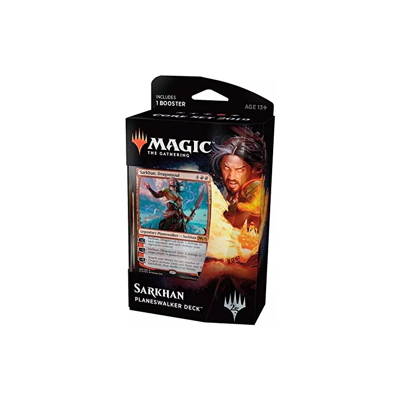 MTG: CORE SET 2019 PLANESWALKER DECK SARKHAN FR MTG: CORE SET 2019 PLANESWALKER DECK SARKHAN FR