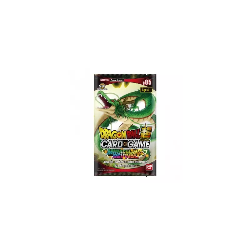 DRAGON BALL SUPER JCC - BOOSTER SERIE 5 (MIRACULOUS REVIVAL) DRAGON BALL SUPER JCC - BOOSTER SERIE 5 (MIRACULOUS REVIVAL)