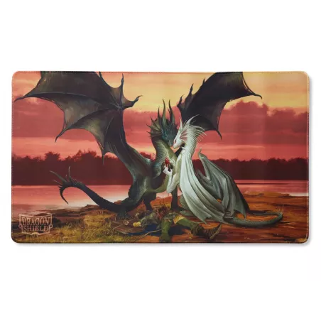 DRAGON SHIELD PLAYMAT - 'VALENTINE DRAGONS'TAPIS DE JEU
