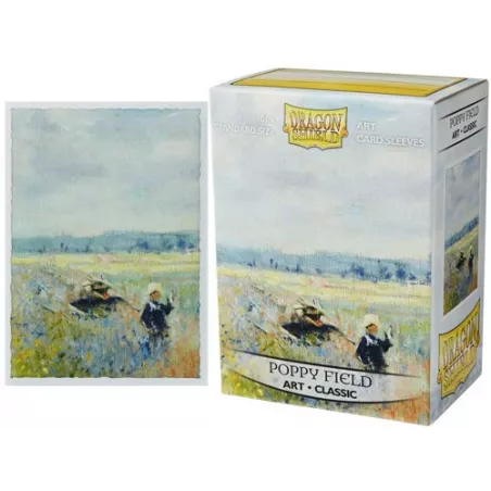 DRAGON SHIELD ART SLEEVES "POPPY FIELD"PROTEGES CARTES