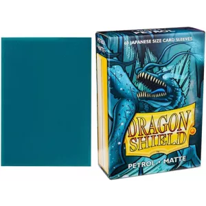 DRAGON SHIELD JAPANESE MATTE - PETROL (60)PROTEGES CARTES Contient ...