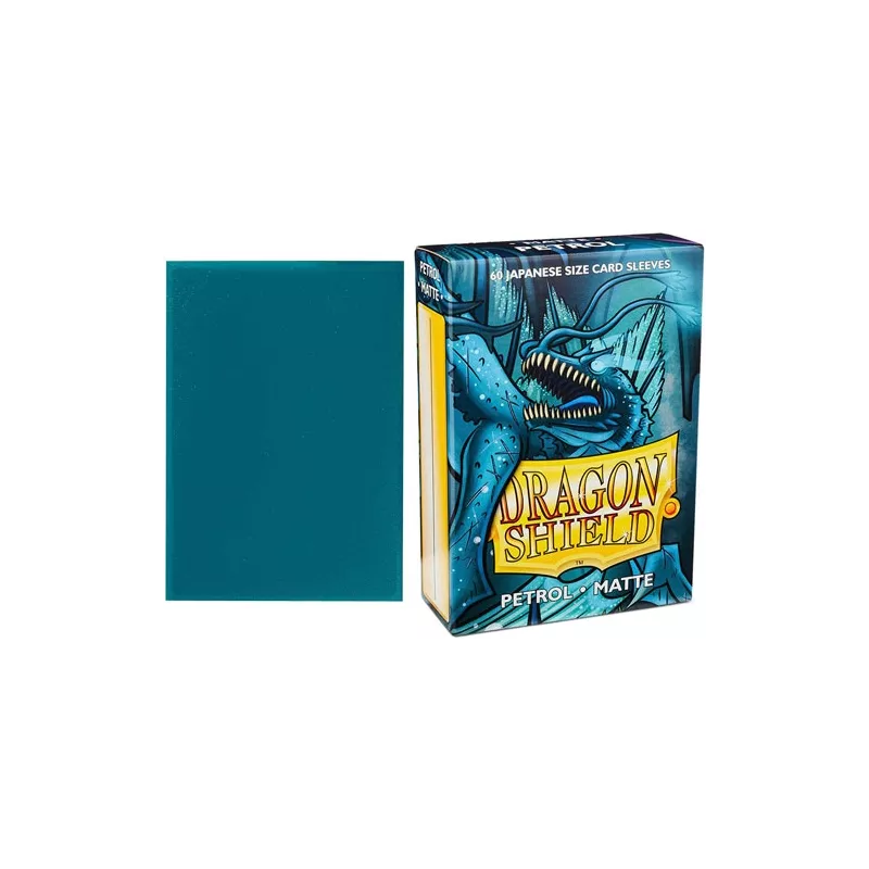 DRAGON SHIELD JAPANESE MATTE - PETROL (60)PROTEGES CARTES Contient ...