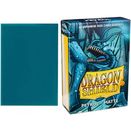 DRAGON SHIELD JAPANESE MATTE - PETROL (60)PROTEGES CARTES Contient ...
