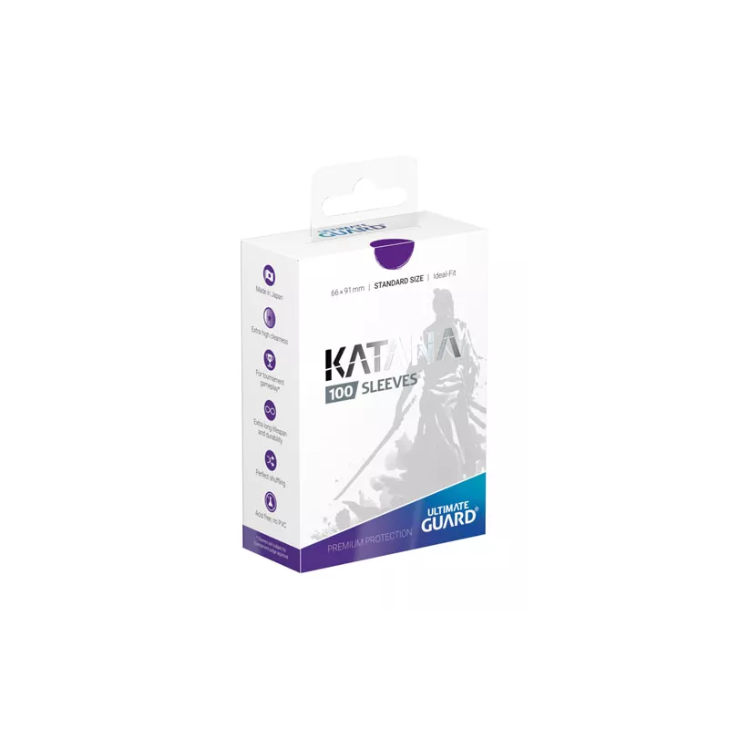100 SLEEVES KATANA STANDARD VIOLET UGPROTEGES CARTES 100 SLEEVES KATANA STANDARD VIOLET UGPROTEGES CARTES