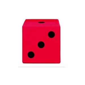 DÉ D6 MOUSSE 100MM ROUGEDES & BOURSES