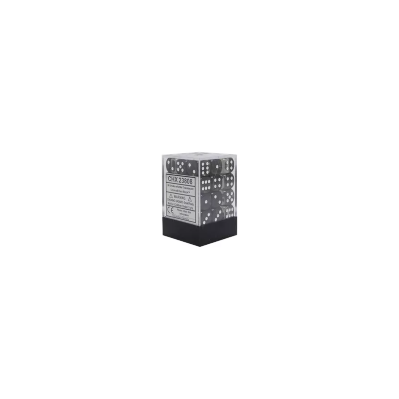 SET 36D6 TRANSLUCENT S/WDES & BOURSES Set de 36 dès Translucent Cou... SET 36D6 TRANSLUCENT S/WDES & BOURSES Set de 36 dès Translucent Cou...