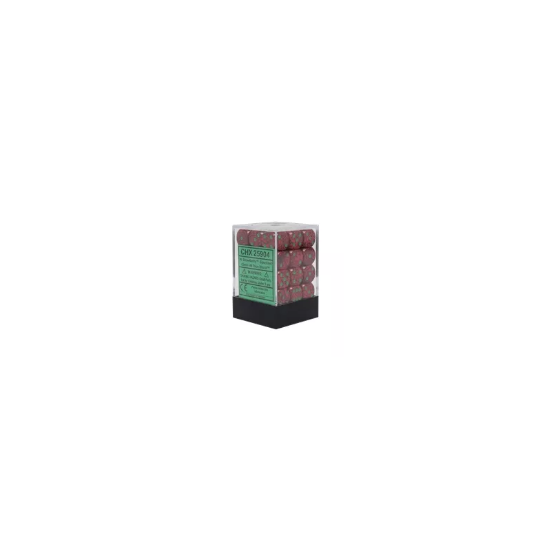 SET 36D6 TACHETE ROUGE/VERT DES & BOURSES