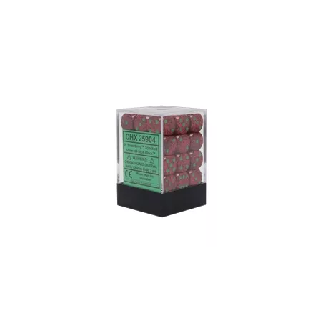 SET 36D6 TACHETE ROUGE/VERT DES & BOURSES