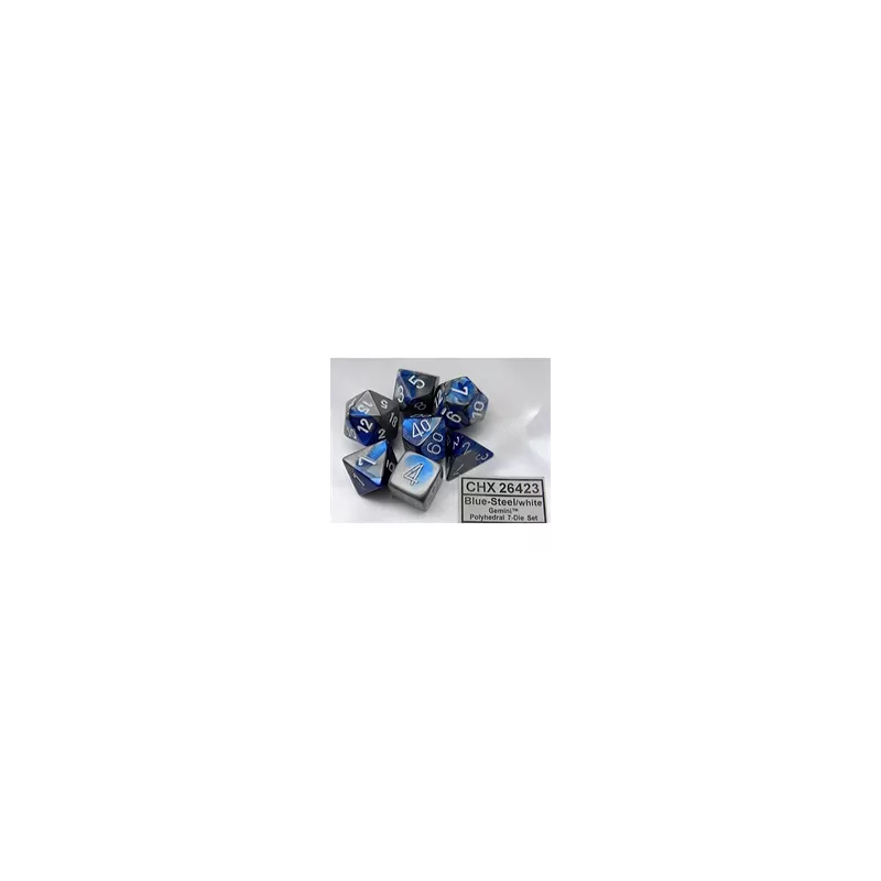 SET COMPLET BICOLORE BLEU-ACIER/BLANCDES & BOURSES Permet d'avoir t...