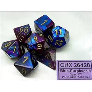 SET COMPLET BICOLORE BLEU-VIOLET/BLANC