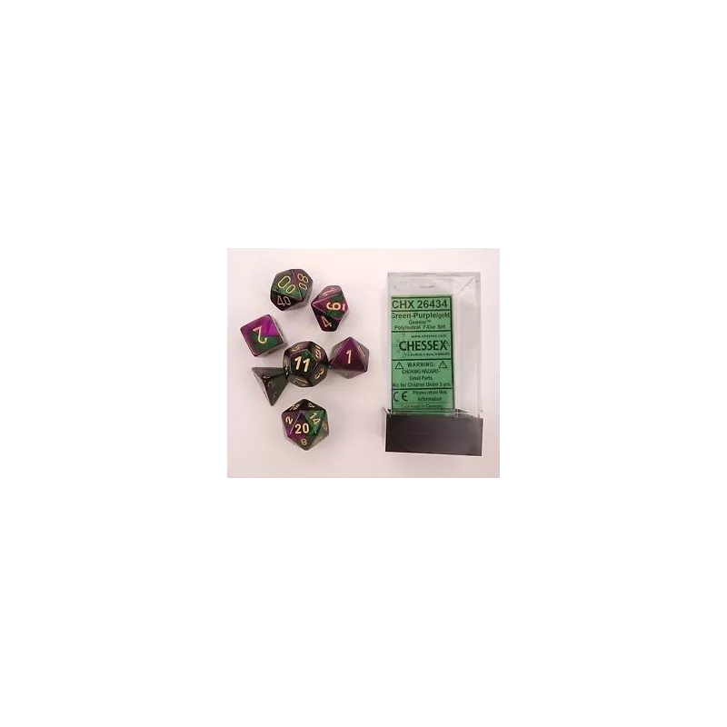 SET COMPLET BICOLORE VERT-VIOLET/ORDES & BOURSES Permet d'avoir tou...