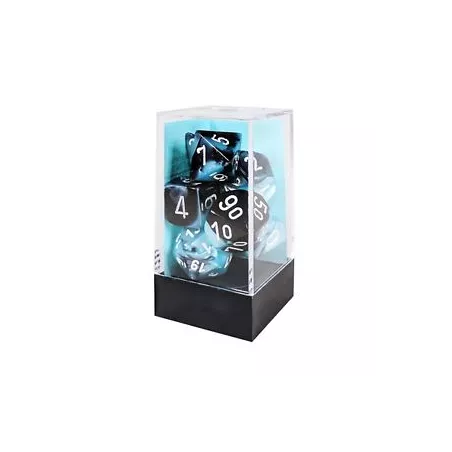 SET COMPLET BICOLORE BLEU MER-NOIR/BLANCDES & BOURSES Permet d'avoi...
