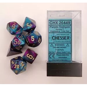 SET COMPLET BICOLORE VIOLET-TURQUOISE/ORDES & BOURSES Permet d'avoi...