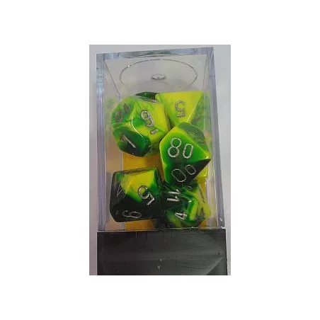 SET COMPLET BICOLORE VERT-JAUNE/ARGENTDES & BOURSES Permet d'avoir ...