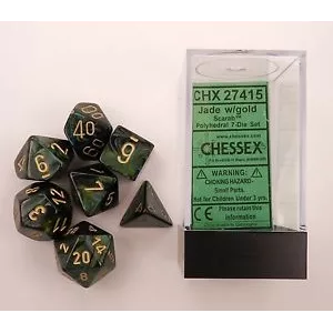 SET COMPLET SCARAB VERT JADE/OR