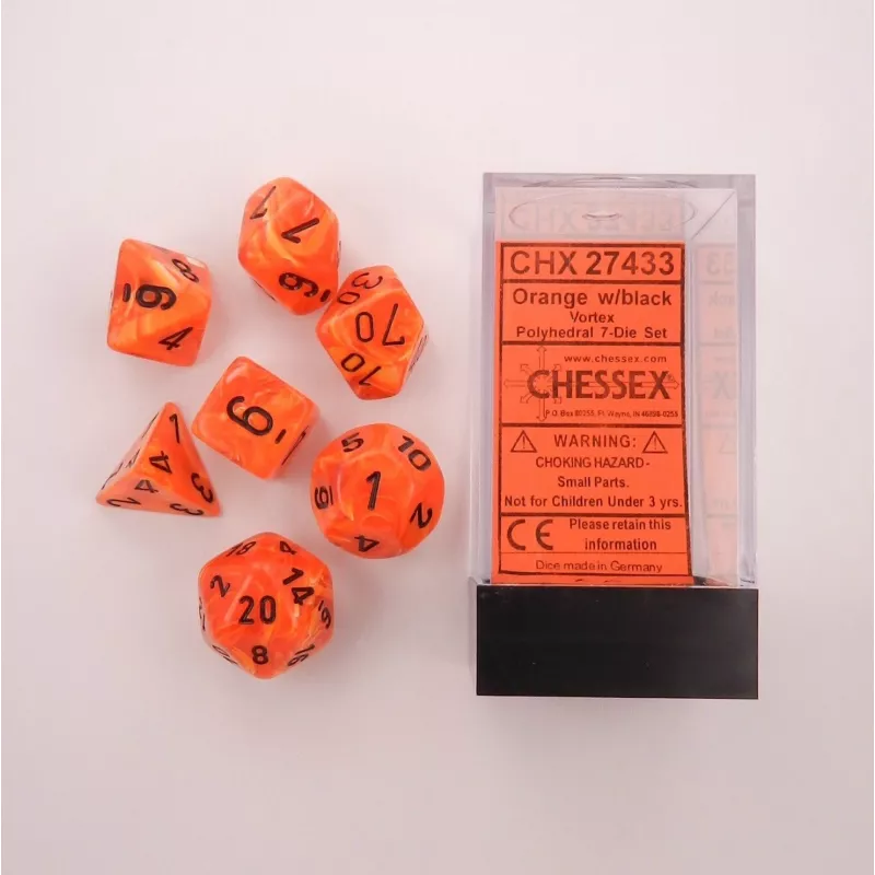 SET COMPLET VORTEX ORANGE/NOIR