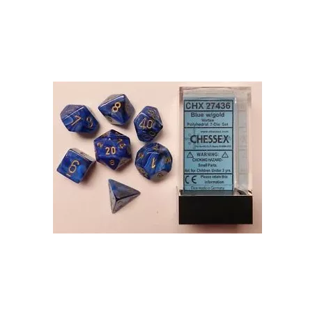 SET COMPLET VORTEX BLEU/OR