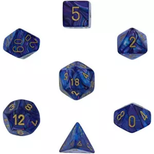 SET COMPLET LUSTROUS BLEU POURPRE/OR