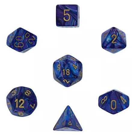 SET COMPLET LUSTROUS VIOLET/OR